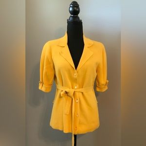 Rafaella Golden Yellow Sweater Size L